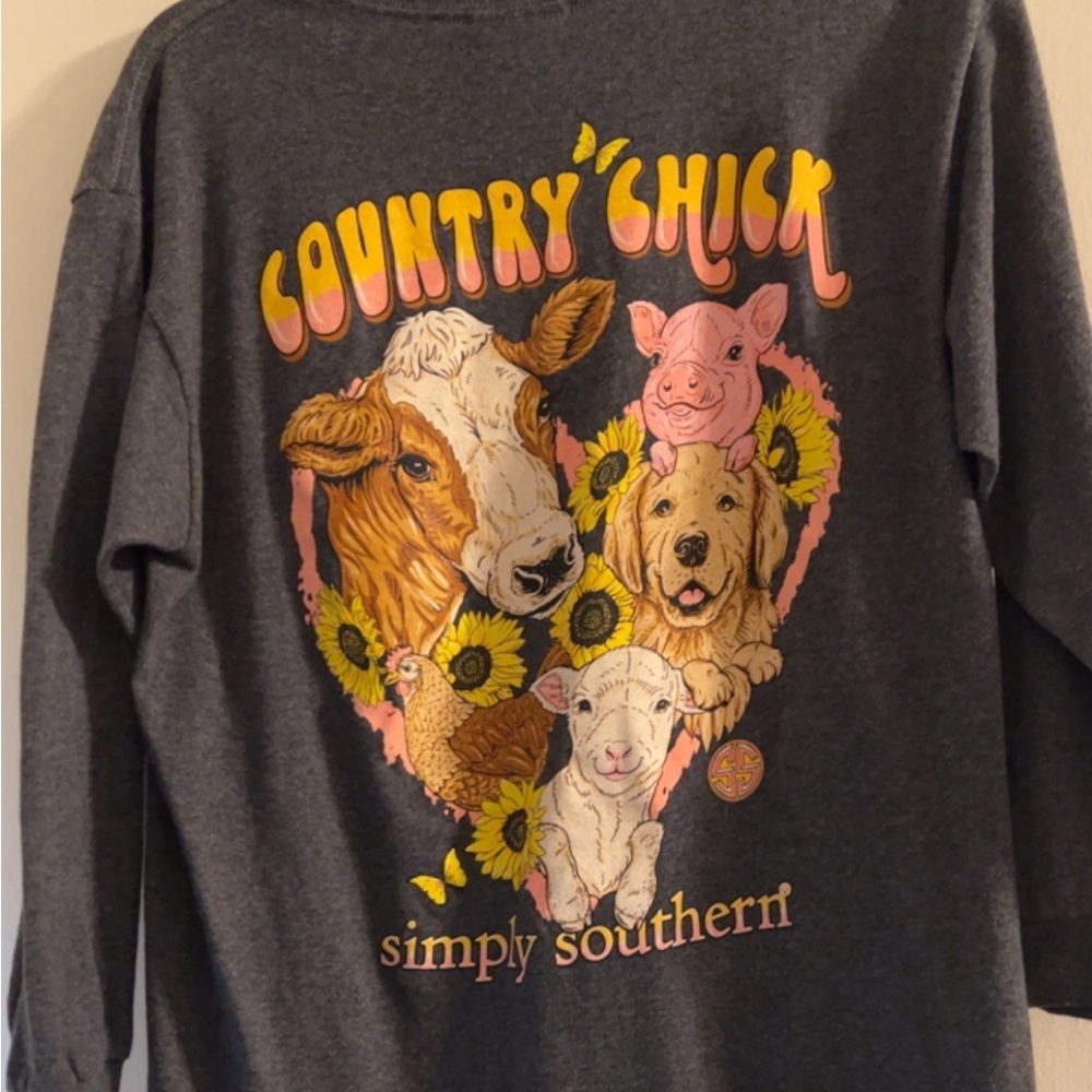 Youth Medium Simply Southern Shirt